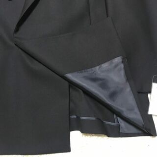 【在庫限り】礼服ダブル　ウエスト調整付き　黒　新品　高級　E926