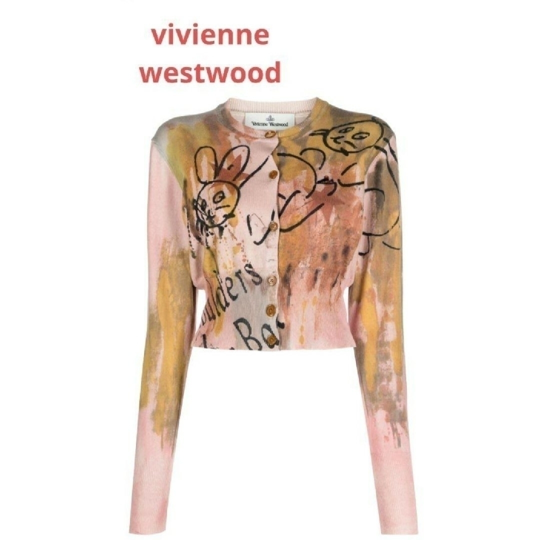 Vivienne Westwood(ヴィヴィアンウエストウッド)の★viviennewestwood　23年秋冬  7.5万⤵カーディガン レディースのトップス(カーディガン)の商品写真