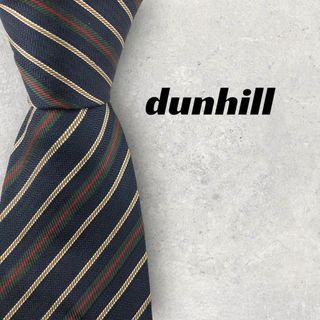 ダンヒル(Dunhill)の【5495】美品！dunhill　ダンヒル　ネクタイ　ストライプ(ネクタイ)