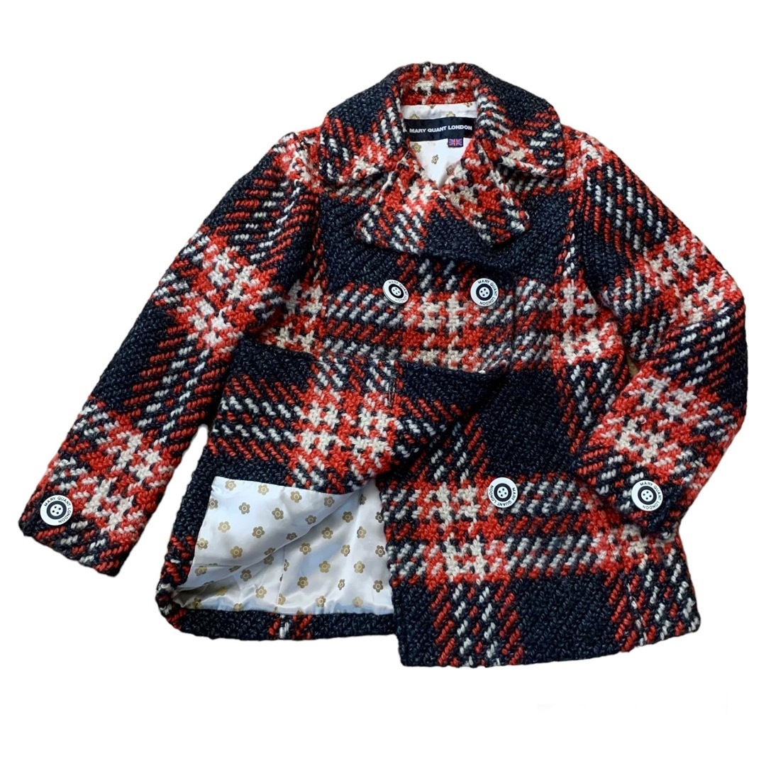 MARY QUANT - MARY QUANT☆マリークワント!英国チェック コート MARY QUANT - MARY QUANT☆マリークワント!英国チェック コート