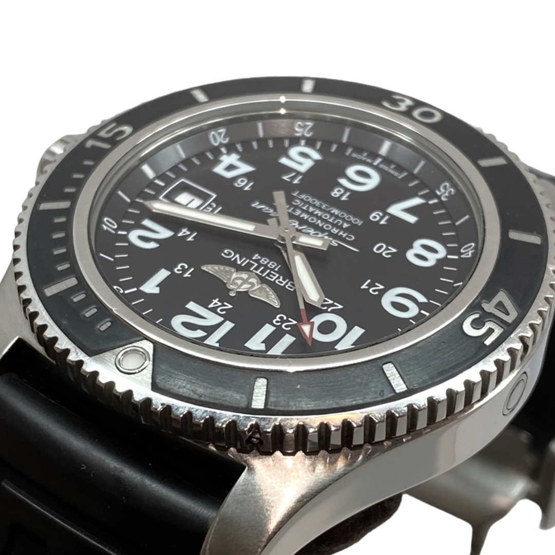 ブライトリング BREITLING スーパーオーシャン2 A17392D7/BD68 ブラック SS メンズ 腕時計