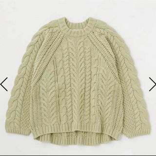 マウジー(moussy)の◇美品◇ マウジー MOUSSY ケーブルニット(ニット/セーター)