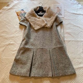 フォクシー(FOXEY) ひざ丈ワンピース(レディース)(ファー)の通販 91