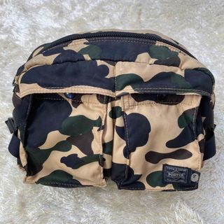 PORTER/ウエストバッグ/カモ/別注/エイプ/BAPE/迷彩/コラボ/限定