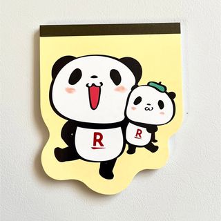 【新品・非売品】お買い物パンダ　メモ　楽天(ノート/メモ帳/ふせん)