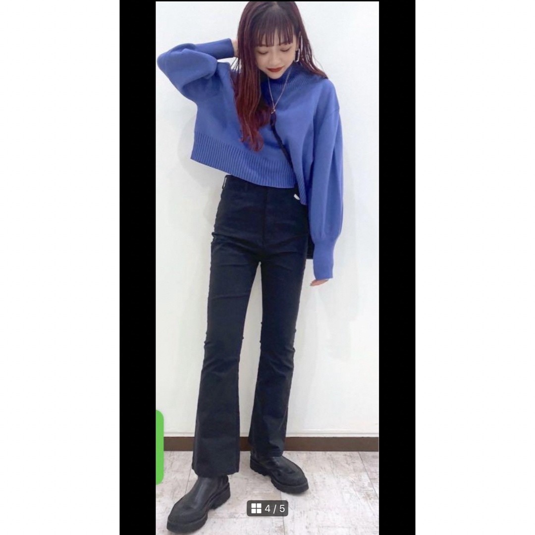 ♢美品♢ ジーナシス JEANASIS Wフェイスフトリブショートハイネック