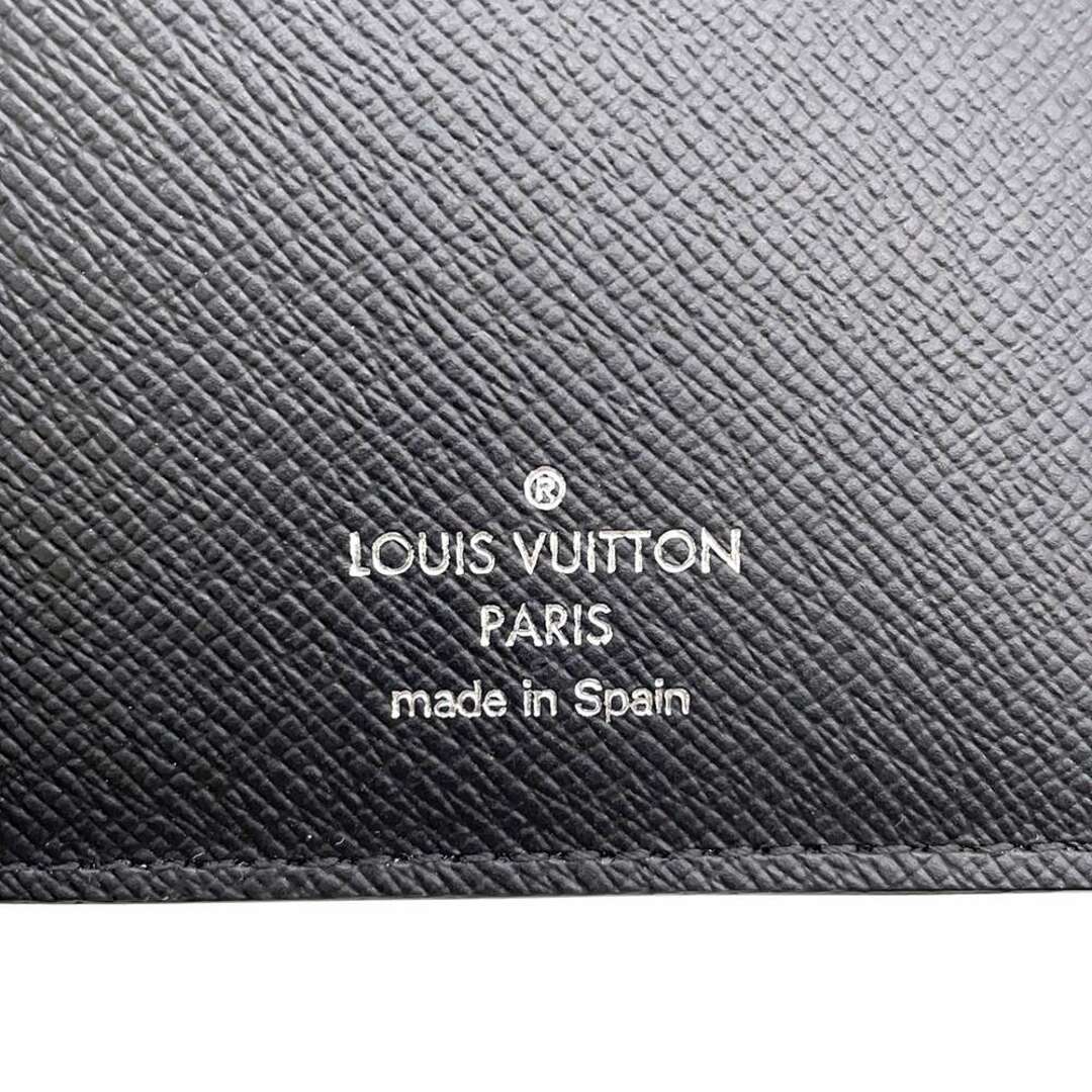 LOUIS VUITTON 二つ折り長財布 ポルトフォイユ ブラザ パステル 黒