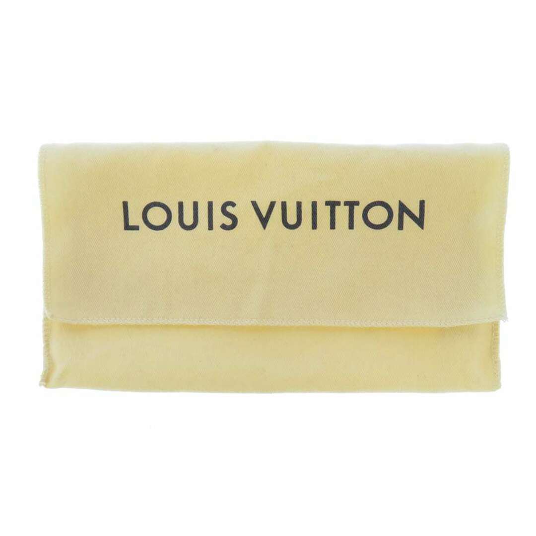 LOUIS VUITTON 二つ折り長財布 ポルトフォイユ ブラザ パステル 黒