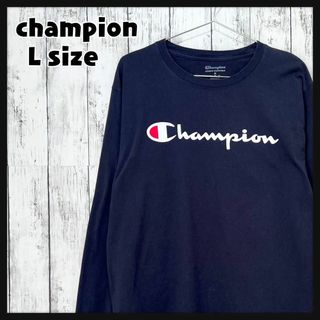 チャンピオン(Champion)のchampion/チャンピオン US古着 長袖シャツ ロンT ネイビー L(Tシャツ/カットソー(七分/長袖))