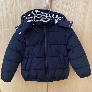 プチバトー(PETIT BATEAU)のプチバトー　キッズダウンコート　ネイビー　110cm(コート)