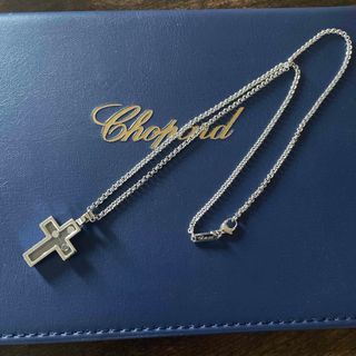 ショパール(Chopard)のショパール　ハッピーダイヤモンド　クロス　ネックレス(ネックレス)