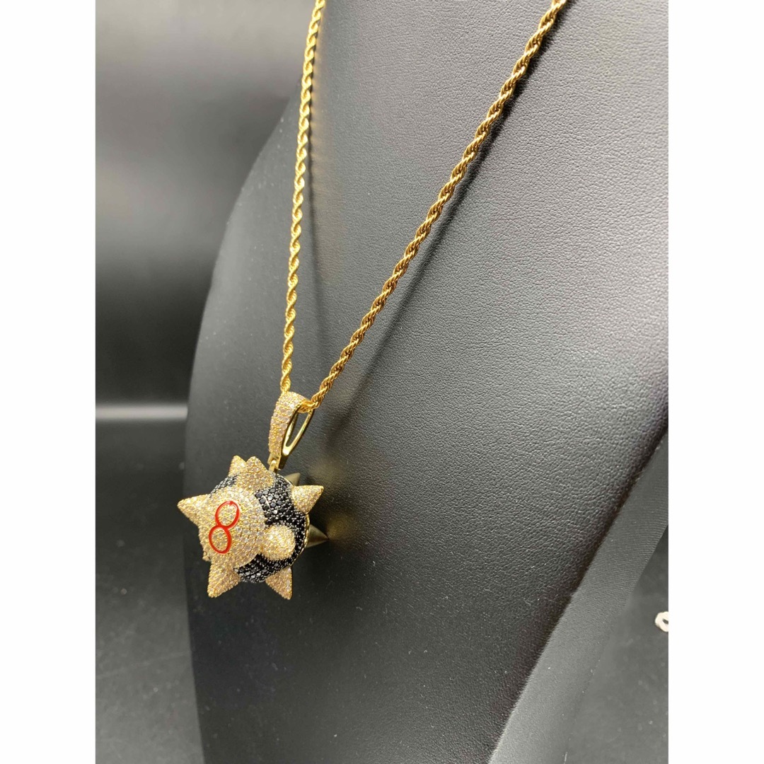 トゲトゲ ボール No.8 スタッズ ブリンブリン ネックレス ヒップ トゲトゲ ボール No.8 スタッズ ブリンブリン ネックレス ヒップ