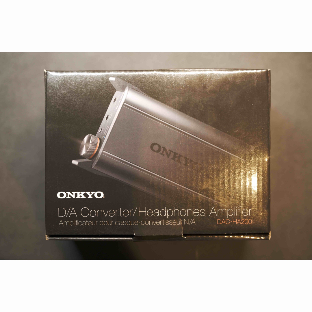 ONKYO(オンキヨー)のONKYO ポータブルヘッドホンアンプ DAC-HA200(B) スマホ/家電/カメラのオーディオ機器(アンプ)の商品写真