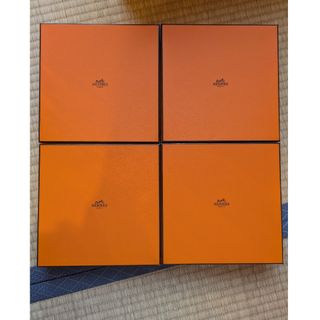 エルメス(Hermes)のHERMES オレンジボックス 19.5cm x 19.5cm x 4.5cm(ショップ袋)