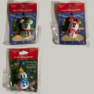 ディズニー(Disney)のミッキー　ミニー　ドナルド　ディズニー　クリスマス　オーナメント(インテリア雑貨)