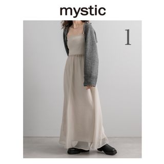 ミスティック(mystic)の新品　mystic ミスティック　ロングワンピース　シアーベアキャミワンピース(ロングワンピース/マキシワンピース)