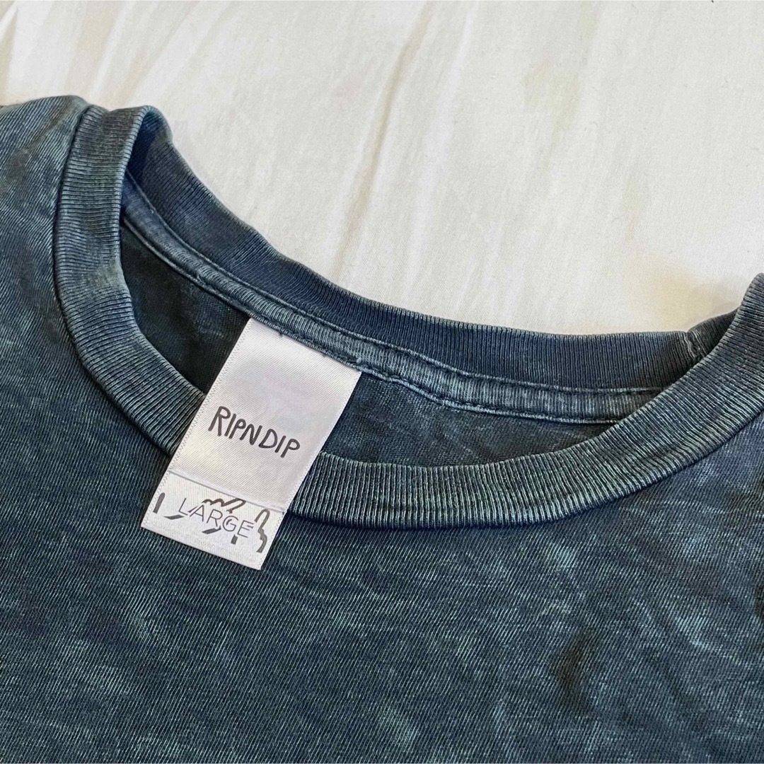 RIPNDIP(リップンディップ)のRIPNDIP メンズTシャツ　モスグリーン　LARGE メンズのトップス(Tシャツ/カットソー(半袖/袖なし))の商品写真