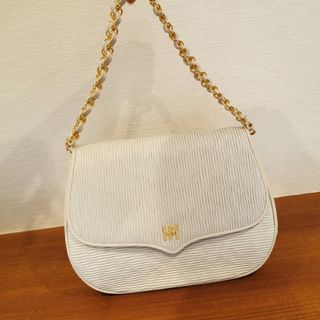 HANAE MORI ハンドバッグ ショルダー 2way ベージュ 花柄金具