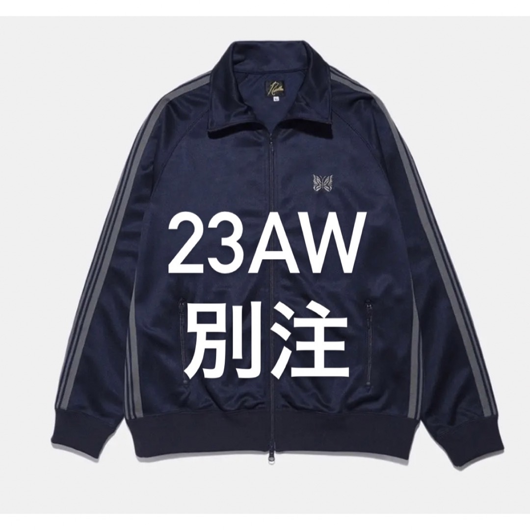 NEEDLES arknets 別注　Track Jacket ネイビー | フリマアプリ ラクマ