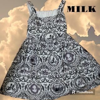 新品未使用品 MILK ワンピース Girls cotton dress