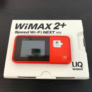 【限定価格】UQ WiMAX２＋　W06(その他)