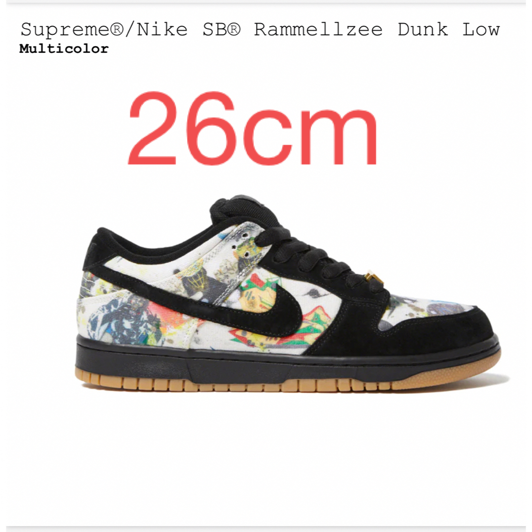 Supreme / Nike SB Rammellzee Dunk Low
