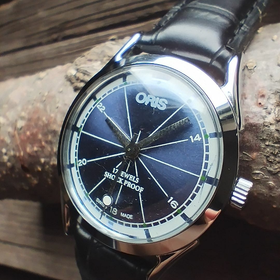 ORIS(オリス)の●美品！●オリス■ORIS 手巻き機械式ヴィンテージメンズ腕時計アンティーク即納 メンズの時計(腕時計(アナログ))の商品写真