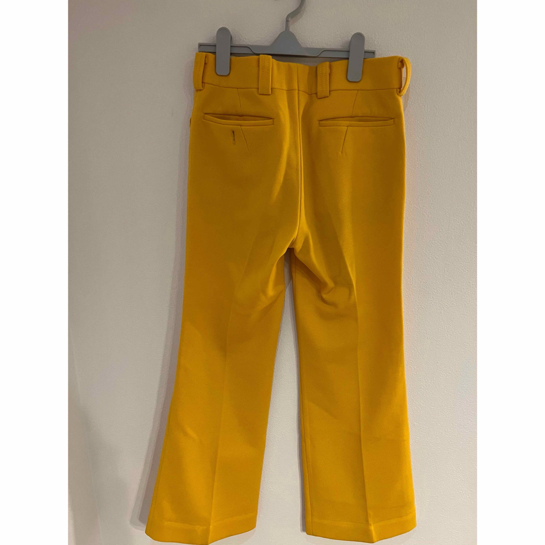 フレアパンツ 古着  grand slam パンツ 黄色 ダンス衣装 メンズのパンツ(スラックス)の商品写真