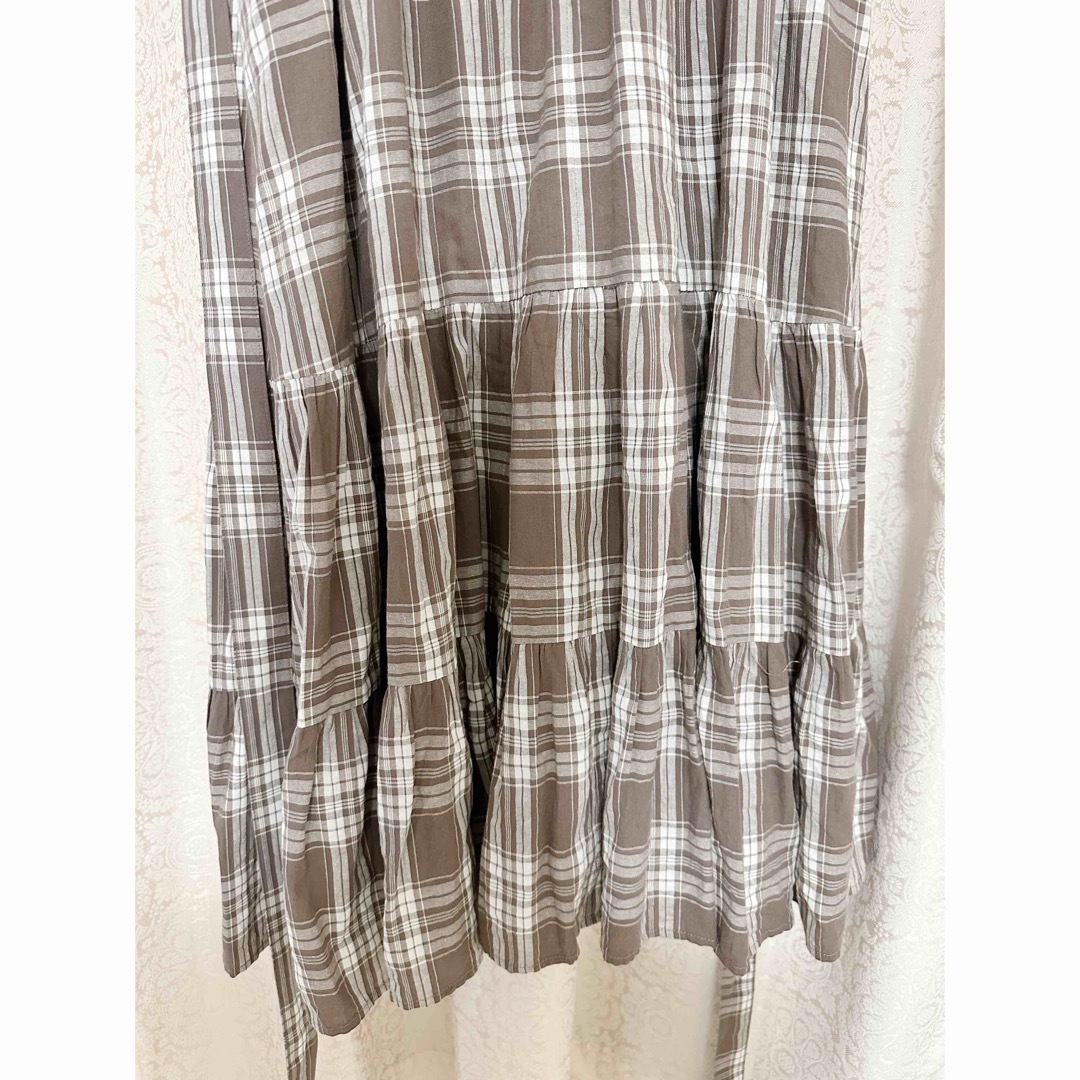 Her lip to(ハーリップトゥ)のherlipto Bergamo Plaid Tiered Long Dress レディースのワンピース(ロングワンピース/マキシワンピース)の商品写真