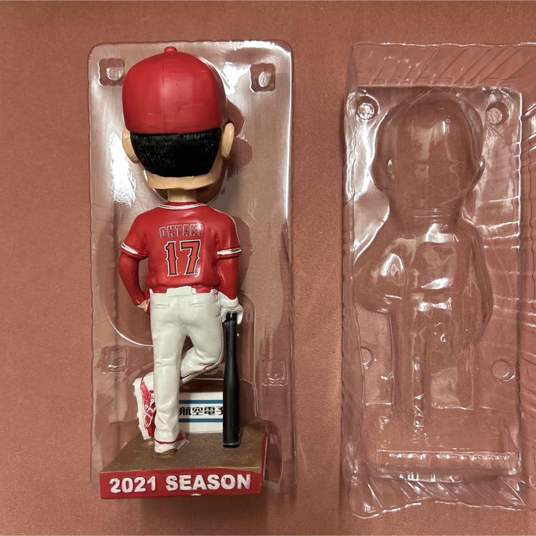 MLB(メジャーリーグベースボール)の大谷祥平　ボブルヘッド　2021年　非売品 エンタメ/ホビーのフィギュア(スポーツ)の商品写真