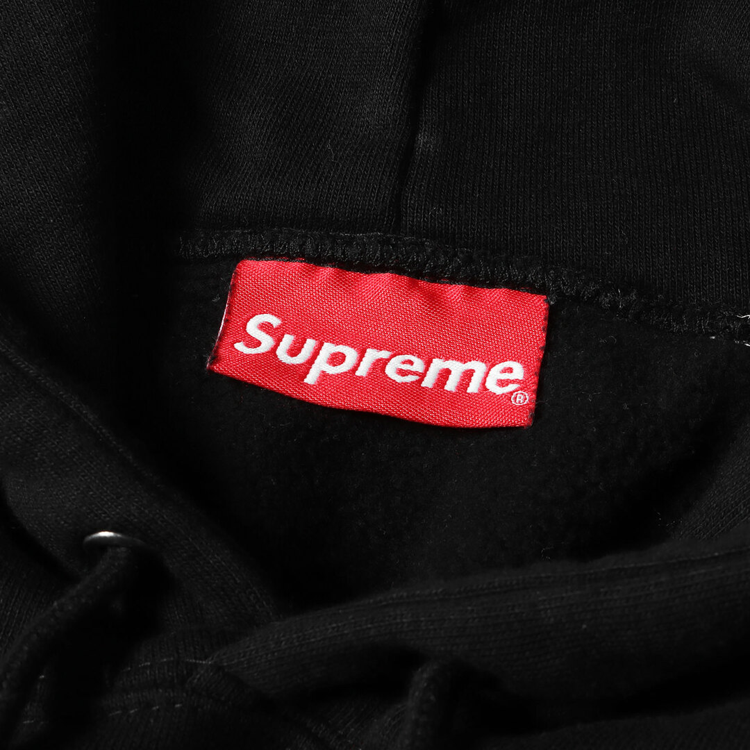 Supreme シュプリーム パーカー サイズ:L 18SS アームロゴ スウェット パーカー Sideline Hooded Sweatshirt ブラック 黒 トップス フーデッド スウェットシャツ【メンズ】