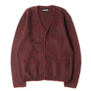 ネイバーフッド(NEIGHBORHOOD)のNEIGHBORHOOD ネイバーフッド カーディガン サイズ:M 20AW モヘヤ ニット カーディガン MOHAIR CARDIGAN / NA-KNIT LS レッド系 赤 トップス セーター カジュアル【メンズ】【中古】【美品】(カーディガン)