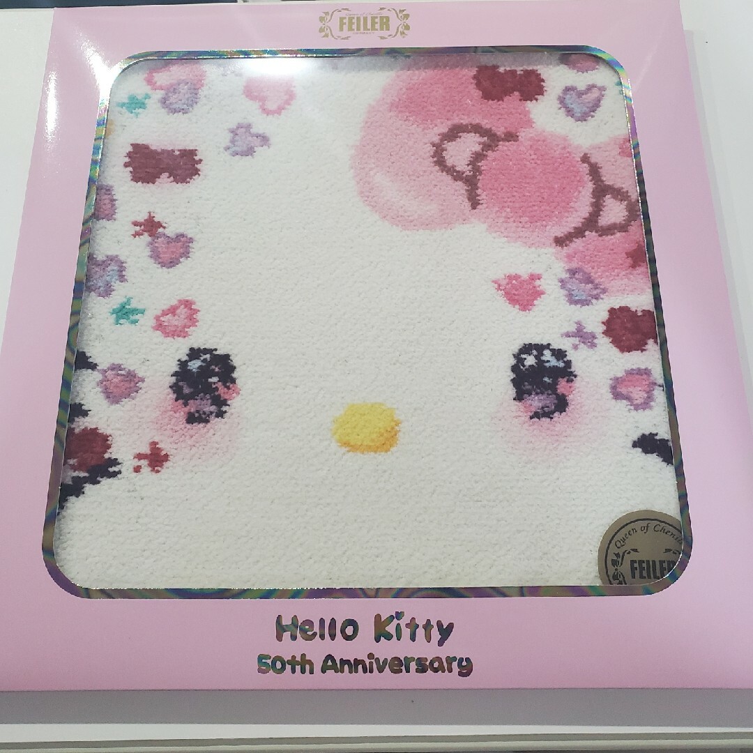FEILER - フェイラー キティちゃん50周年 ハンカチの通販 by FEILER - フェイラー キティちゃん50周年 ハンカチの通販 by