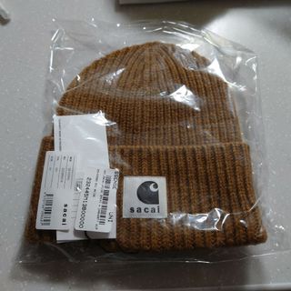 サカイ(sacai)のCarhartt x sacai Beanie "Brown"(ニット帽/ビーニー)