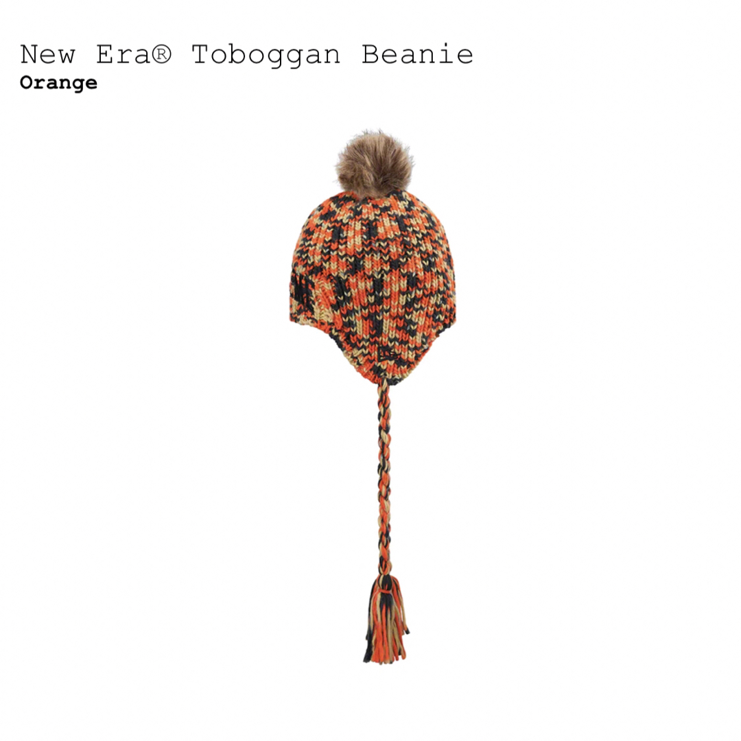 Supreme(シュプリーム)のシュプリーム　New Era Toboggan Beanie　オレンジ メンズの帽子(ニット帽/ビーニー)の商品写真