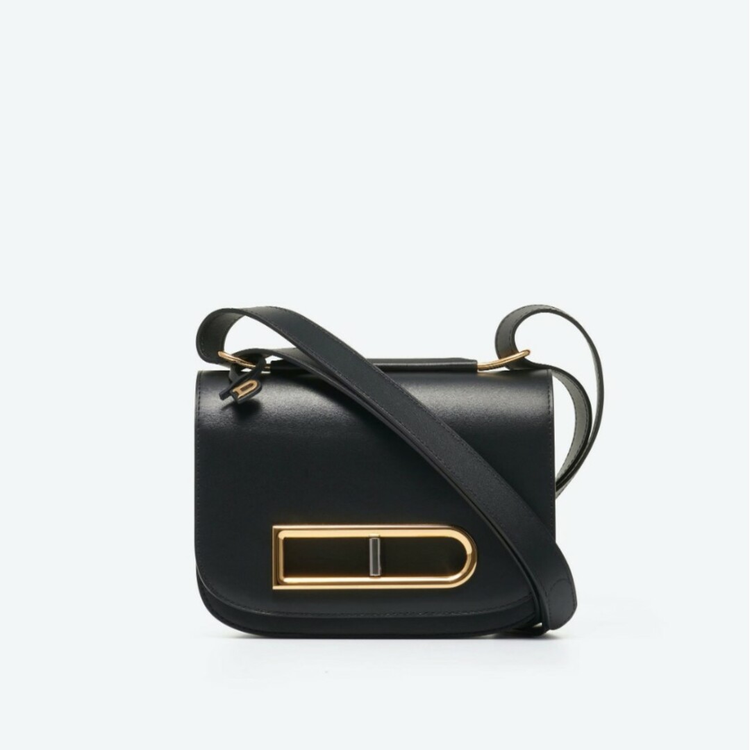 DELVAUX - DELVAUX Lingot デルヴォー ランゴー 黒 PMサイズの DELVAUX - DELVAUX Lingot デルヴォー ランゴー 黒 PMサイズの