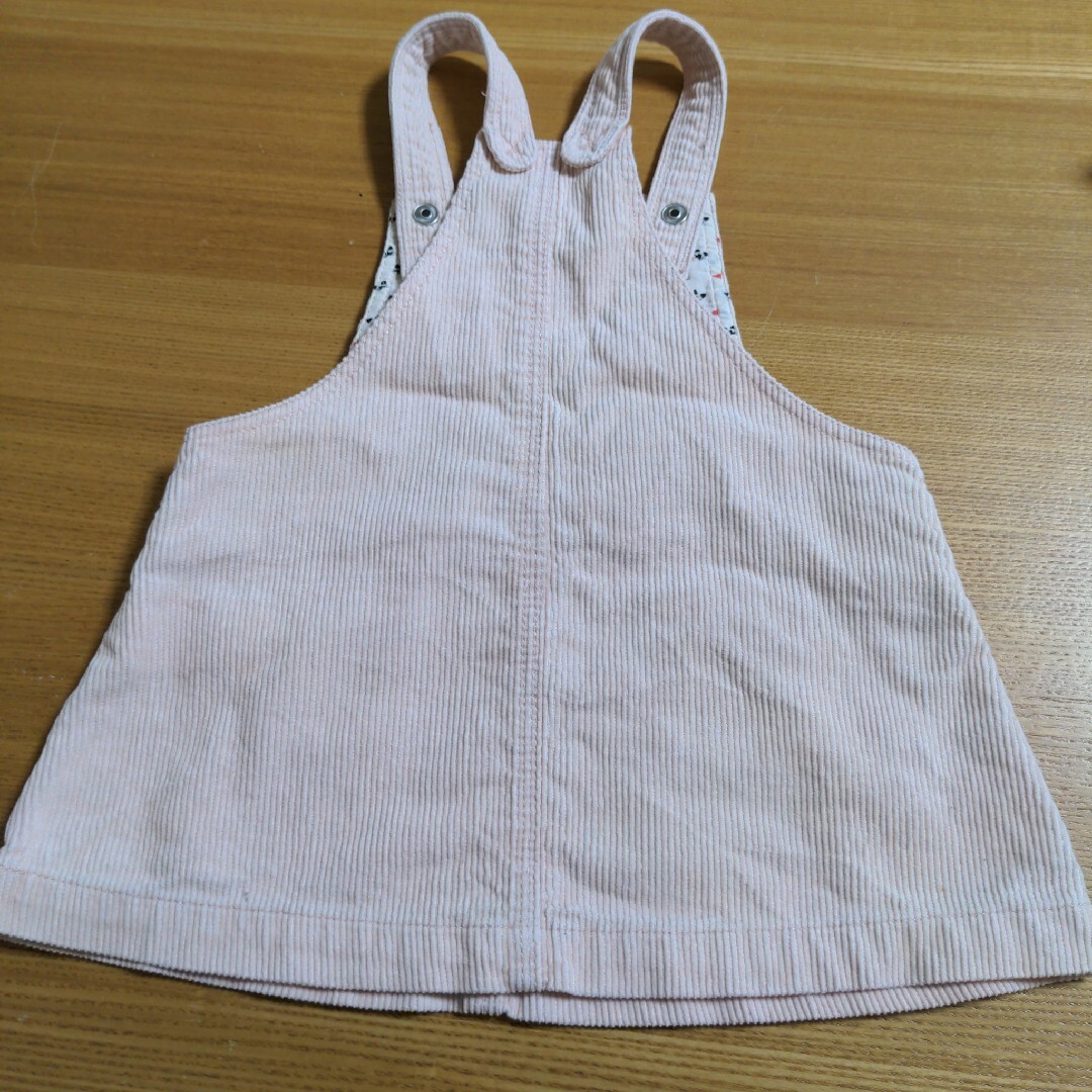 ZARA KIDS(ザラキッズ)のZARA　ワンピース　6/9m74cm　レッグウォーマー付 キッズ/ベビー/マタニティのベビー服(~85cm)(カバーオール)の商品写真