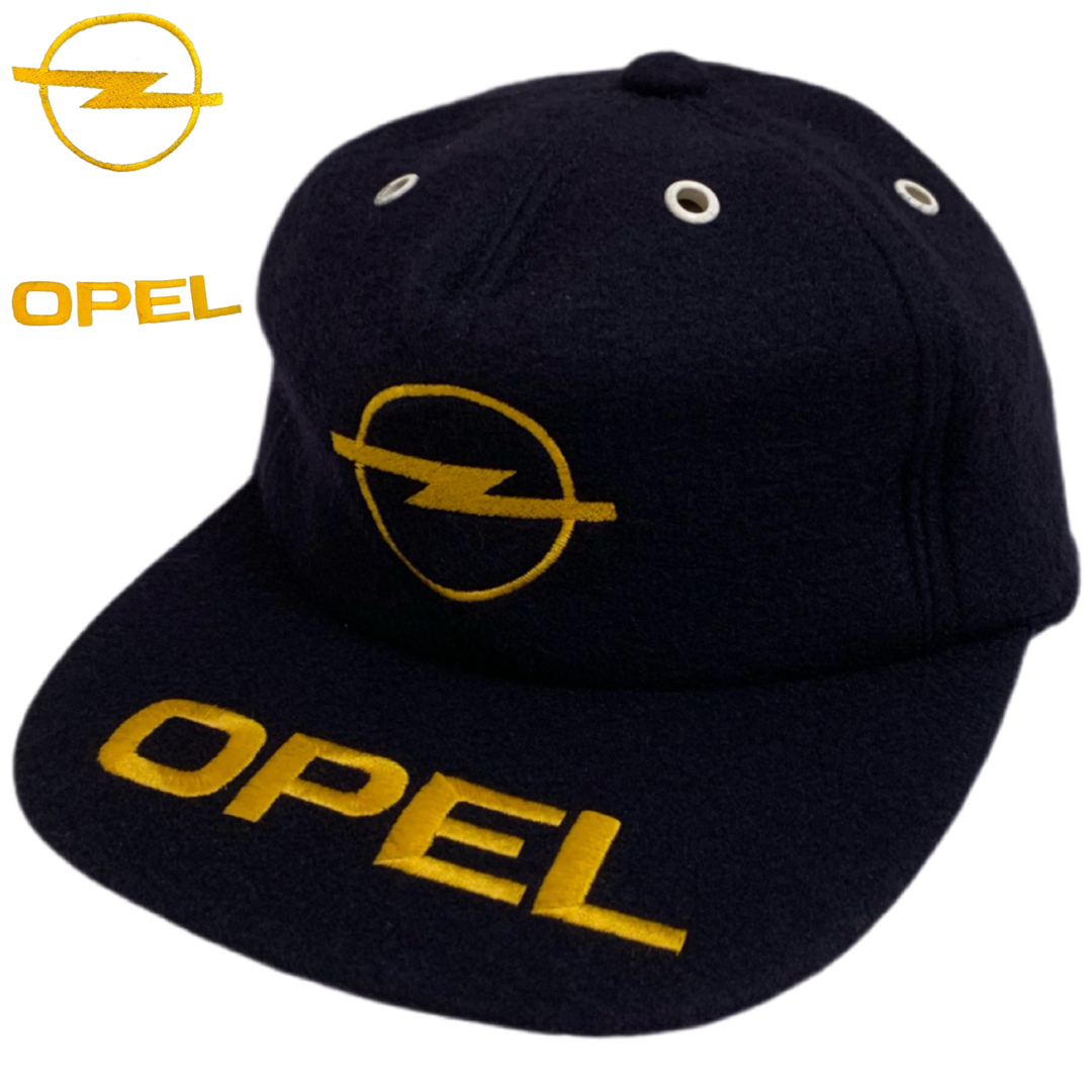 メンズVINTAGE ヴィンテージ OPEL オペル 刺繍 CAP キャップ ネイビー