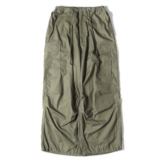 ハイク(HYKE)のHYKE ハイク パンツ サイズ:4 XL 21AW コットンナイロン サテン ミリタリー イージー カーゴ パンツ M-51 TYPE SHELL PANTS 211-13211 033 ファティーグ オリーブ 日本製 ボトムス ズボン【メンズ】【中古】(ワークパンツ/カーゴパンツ)