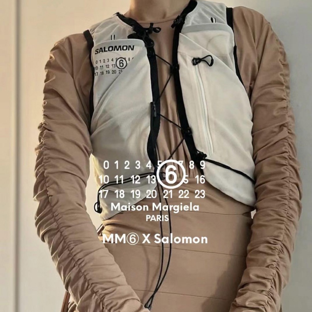 MM6 Maison Margiela Salomon クロップドベスト ジレ