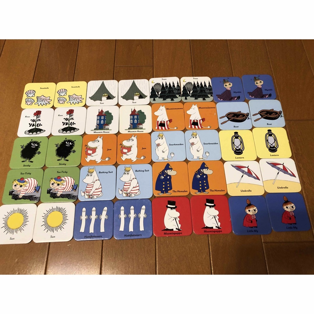 ムーミン　マッチングカード キッズ/ベビー/マタニティのおもちゃ(知育玩具)の商品写真