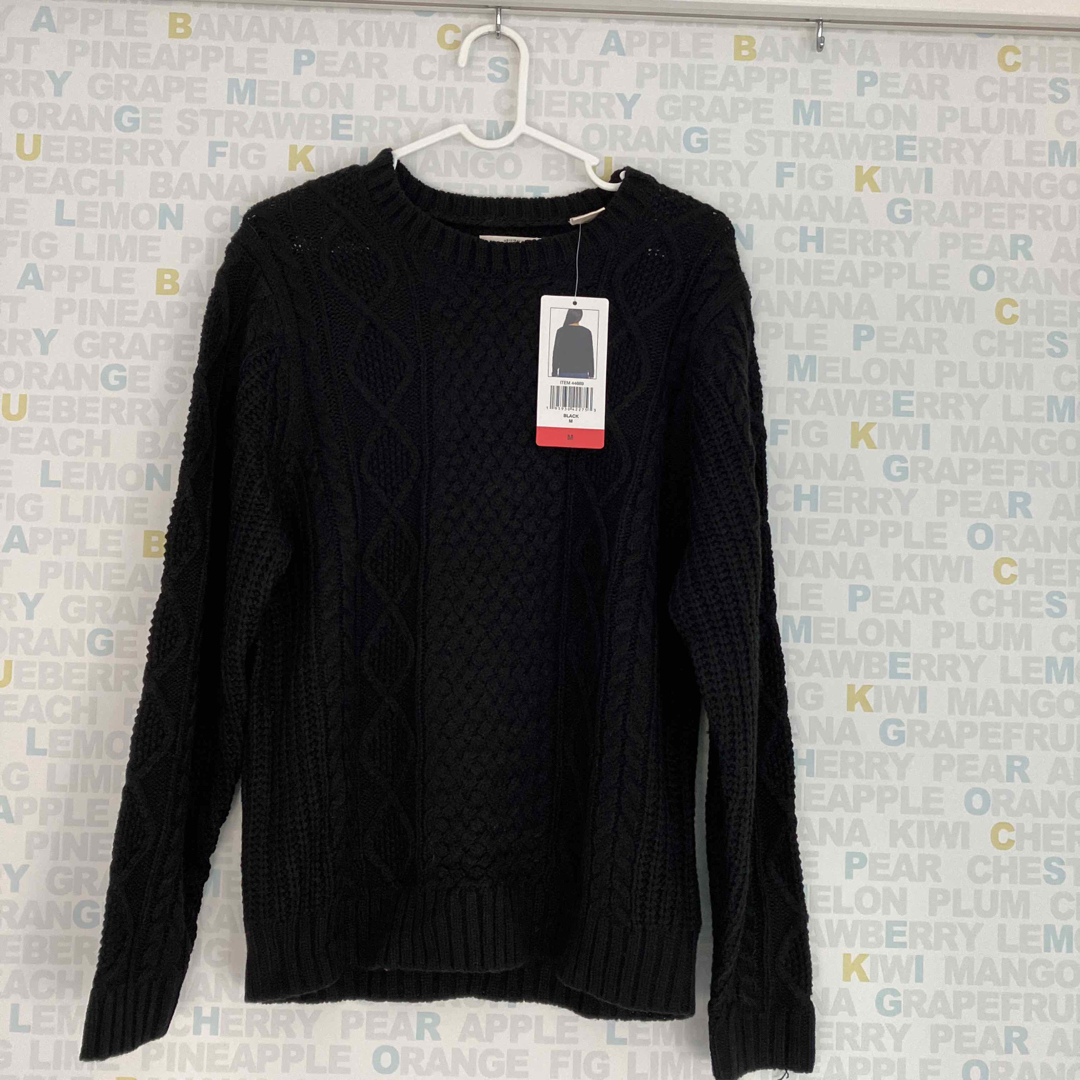 コストコ(コストコ)のニットセーター　ブラック　新品 レディースのトップス(ニット/セーター)の商品写真