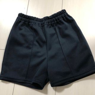 子供服　ハーフパンツ　１１０センチ　短パン　ジャージ　紺　(その他)