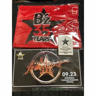 B'z 9/21 大阪公演 メモリアルプレート\u0026マフラータオル\u0026ステッカー