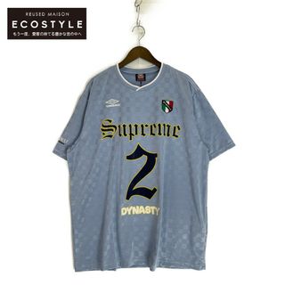 シュプリーム(Supreme)のシュプリーム ブルー アンブロ サッカー ジャージー Tシャツ XXL(その他)