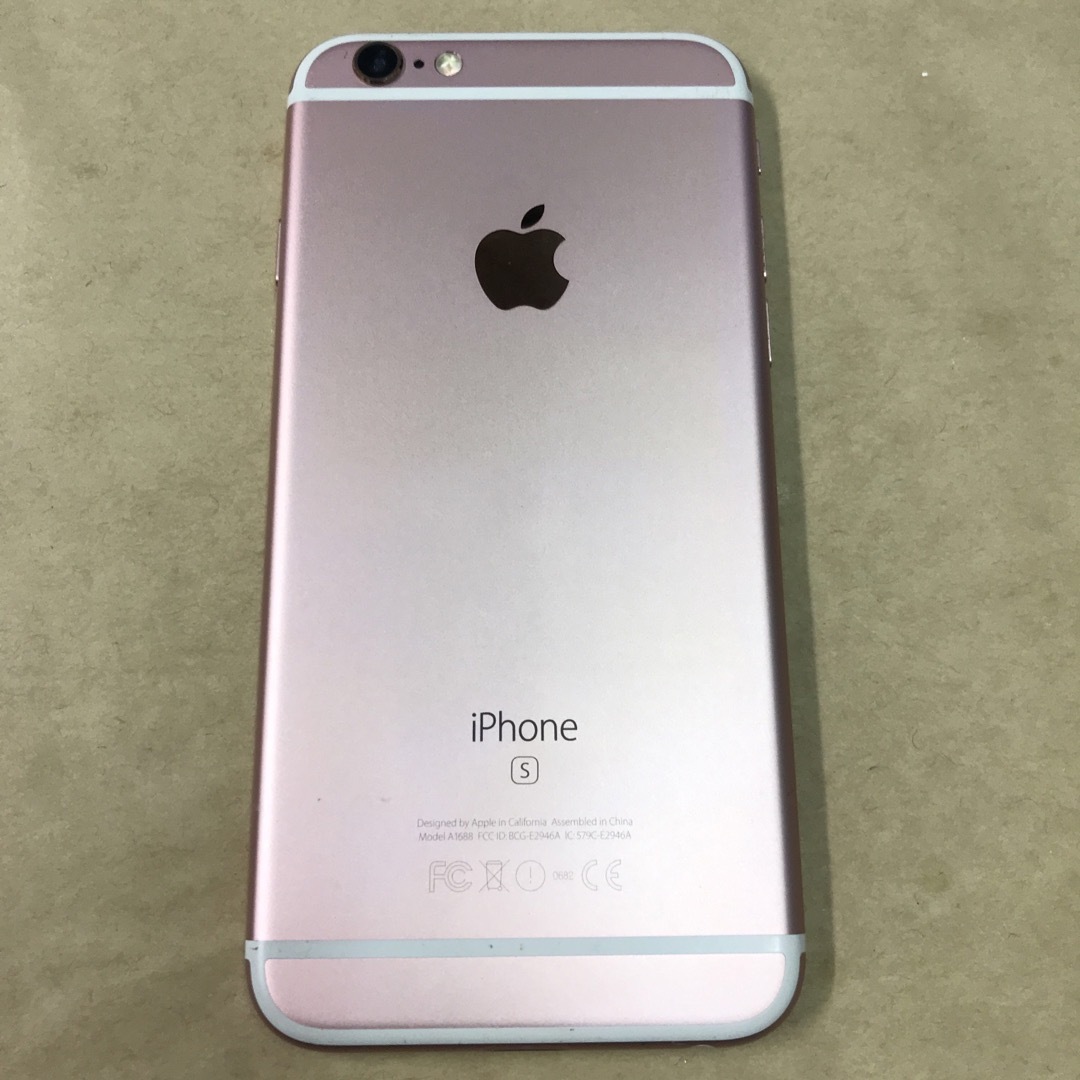 iPhone6S 64GB ローズゴールド　SIMフリー バッテリー100%