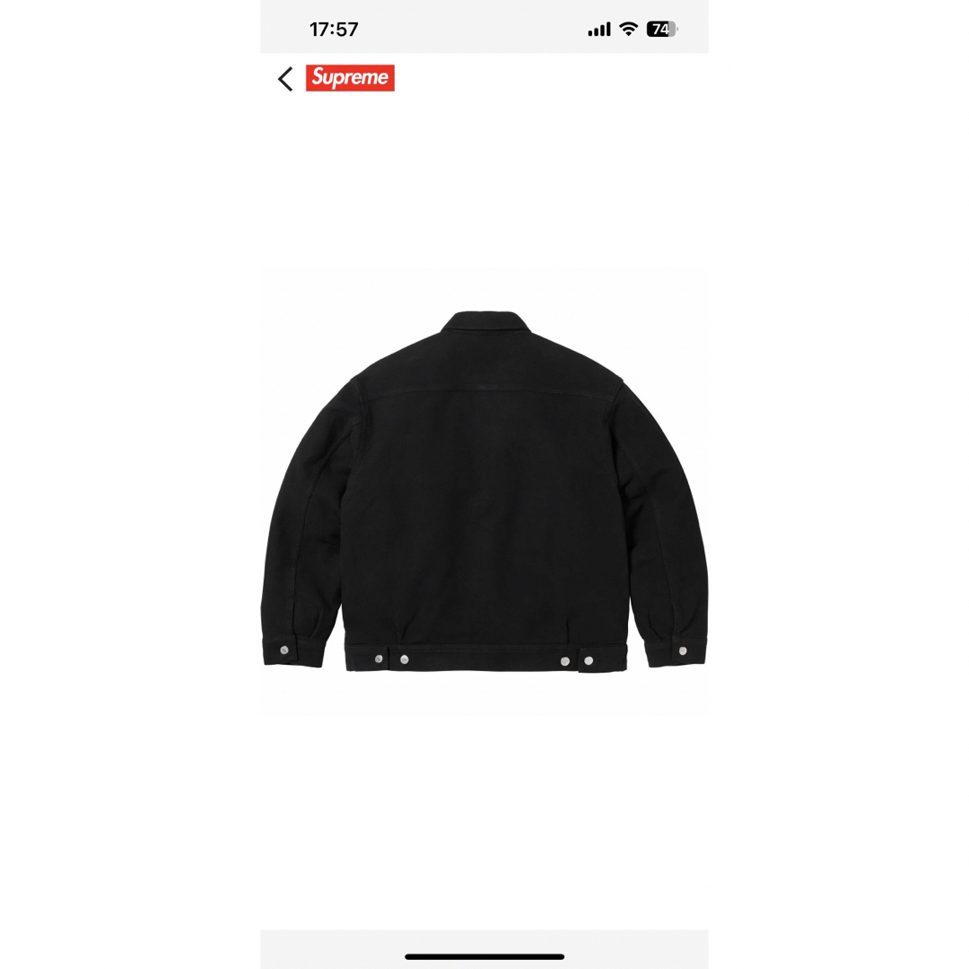 ほぼ新品未使用】supreme モールスキンジャケット L ほぼ新品未使用】supreme モールスキンジャケット L