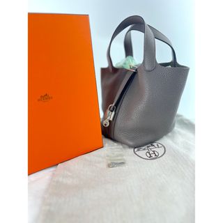 エルメス(Hermes)のエルメス HERMES X刻印 ピコタンロックPM 18 シルバー金具 エタン(ハンドバッグ)