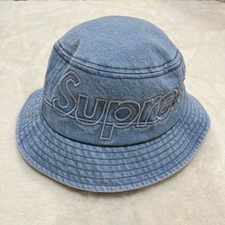 シュプリーム(Supreme)の【美品】SUPREME シュプリーム  M/L  デニム バケットハット 帽子(ハット)