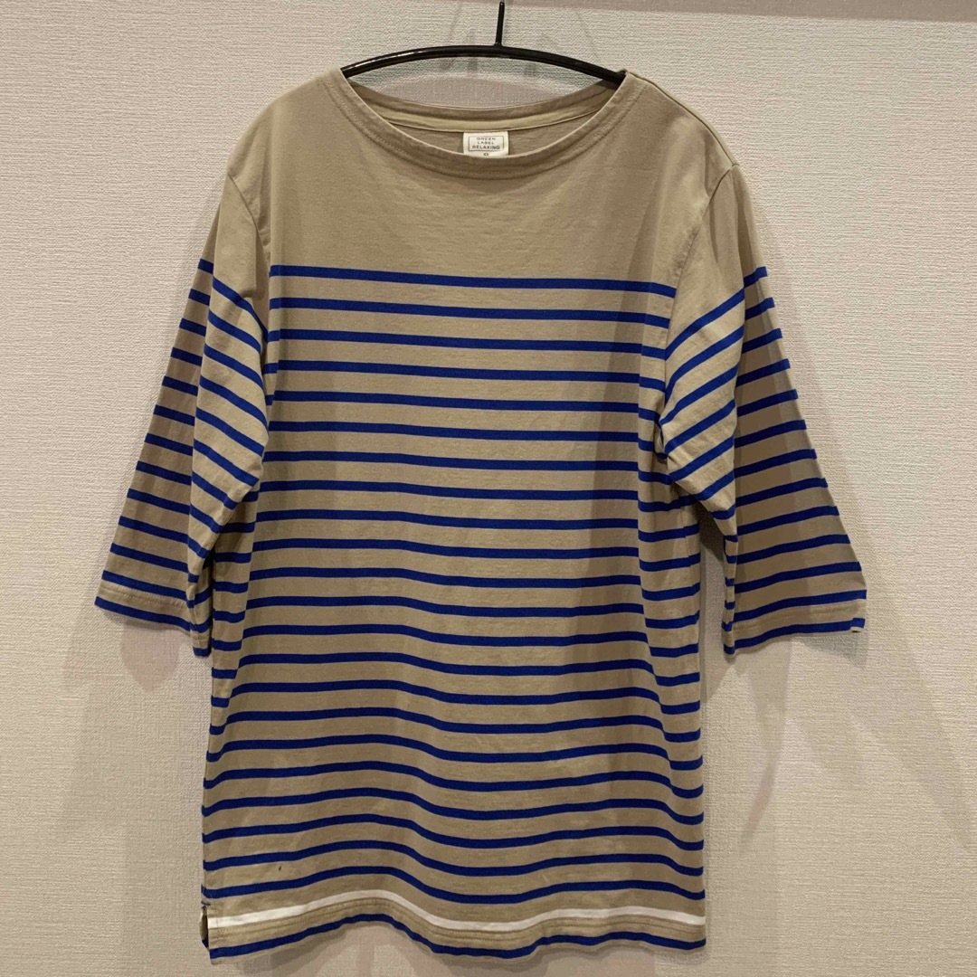 UNITED ARROWS green label relaxing(ユナイテッドアローズグリーンレーベルリラクシング)のユナイテッドアローズ　ボーダーTシャツ　Mサイズ メンズのトップス(Tシャツ/カットソー(七分/長袖))の商品写真